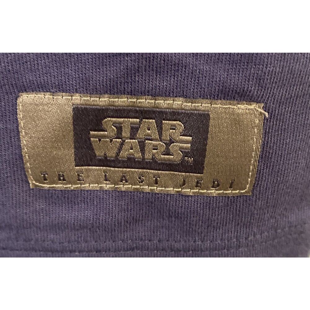 Uniqlo Lucas Films Star Wars t shirt youth Medium Navy The Last Jedi - Picture 6 of 6